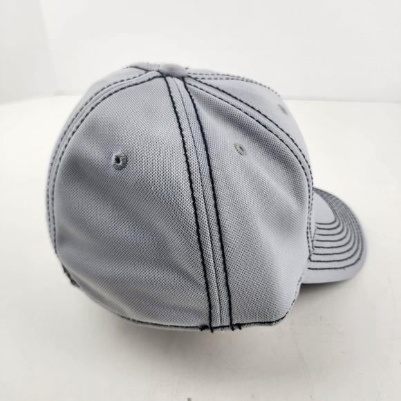 Brooklyn Nets Grey Hat Cap Mitchell & Ness NBA Basketball Mens - Picture 5 of 9